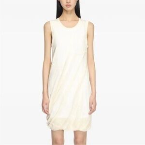NWT Helmut Lang Bubble Hem Cotton Dress Size XS